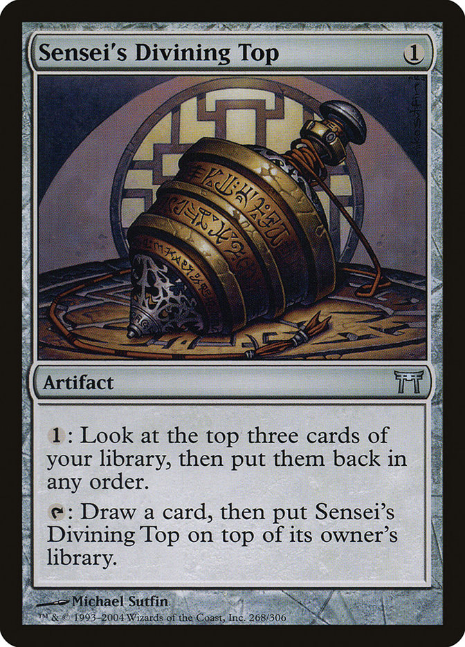 Sensei's Divining Top [Champions of Kamigawa] [Foil]