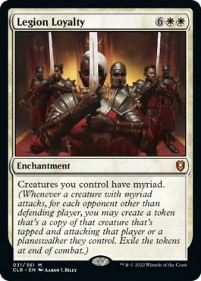 Legion Loyalty [Commander Legends: Battle for Baldur's Gate] [Foil]