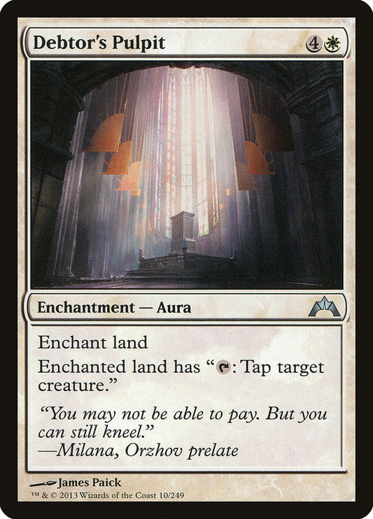 Debtor's Pulpit [Gatecrash] [Foil]