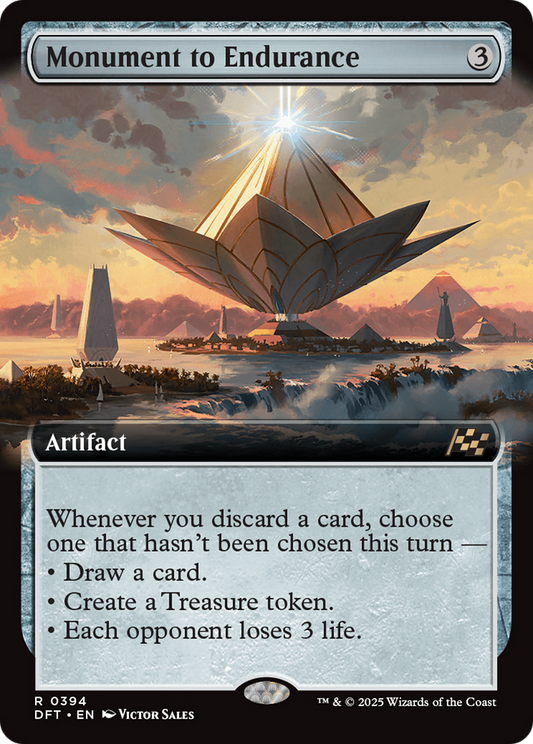 Monument to Endurance (Extended Art) [Aetherdrift] [Foil]