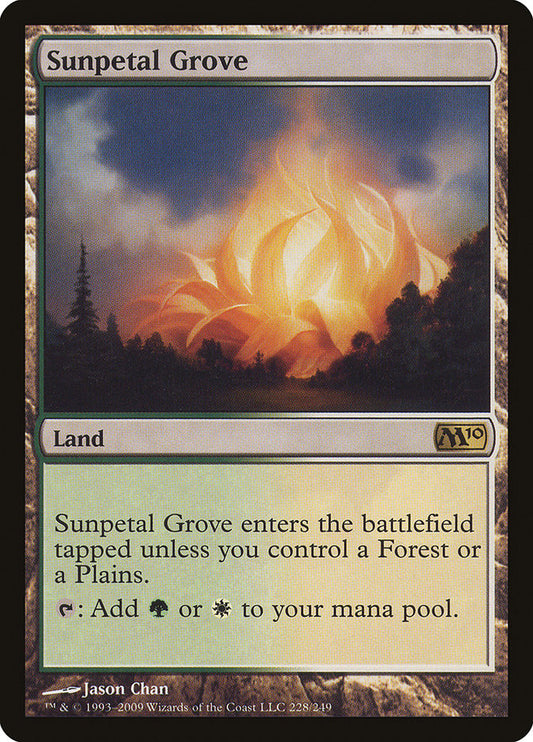 Sunpetal Grove [Core Set 2010]