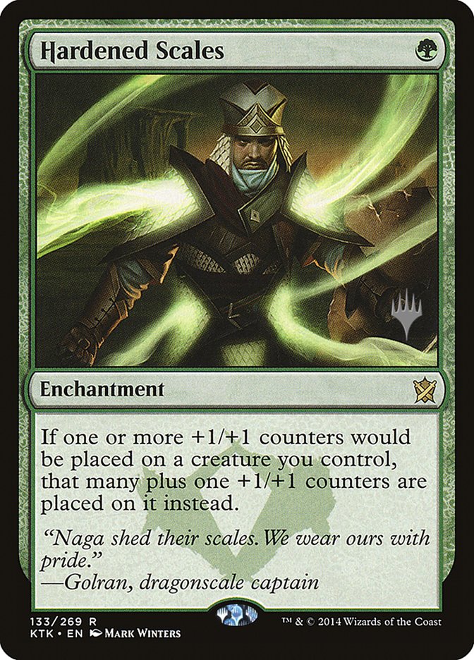 Hardened Scales (Promo Pack) [Khans of Tarkir Promos] [Foil]