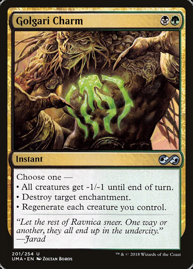 Golgari Charm [Ultimate Masters] [Foil]