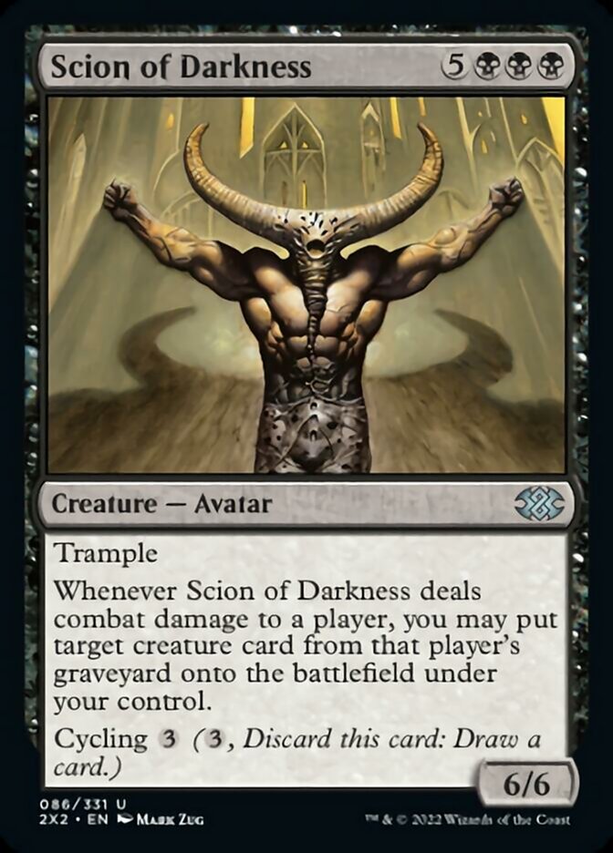 Scion of Darkness [Double Masters 2022] [Foil]
