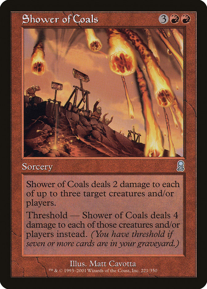 Shower of Coals [Odyssey] [Foil]