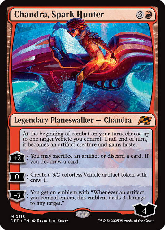 Chandra, Spark Hunter [Aetherdrift] [Foil]