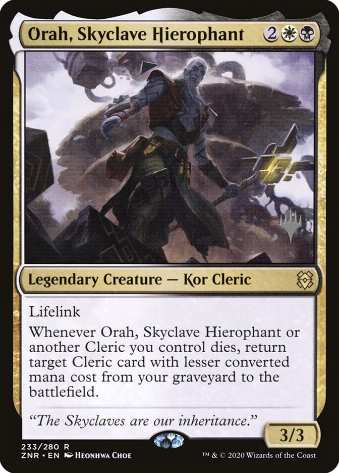 Orah, Skyclave Hierophant (Promo Pack) [Zendikar Rising Promos] [Foil]