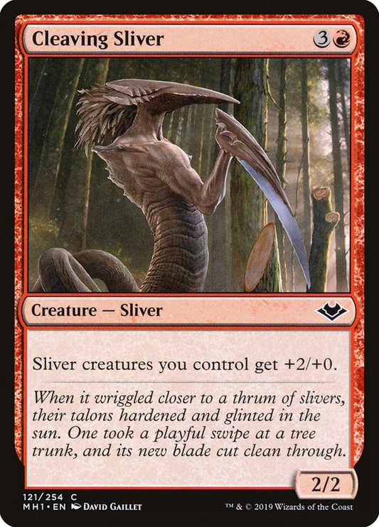 Cleaving Sliver [Modern Horizons] [Foil]