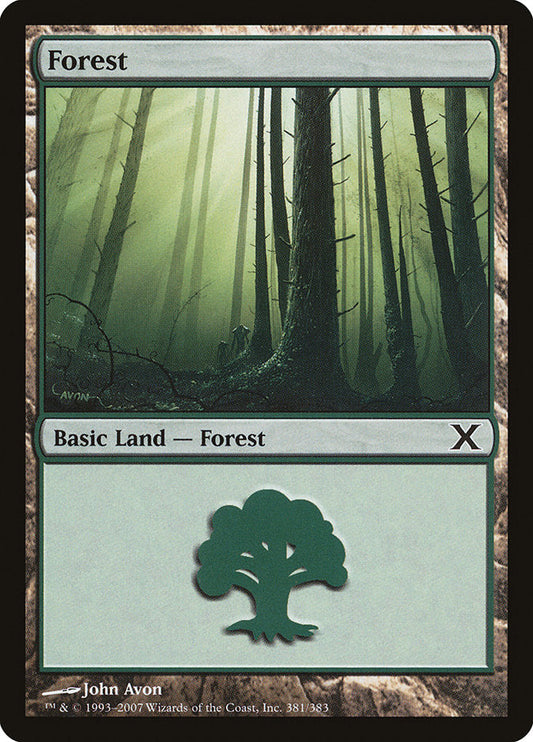 Forest (381) [Tenth Edition] [Foil]