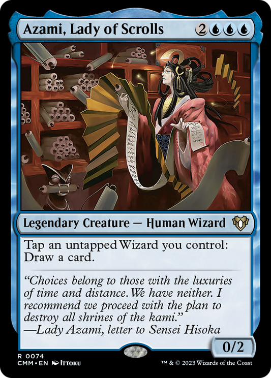 Azami, Lady of Scrolls [Commander Masters] [Foil]