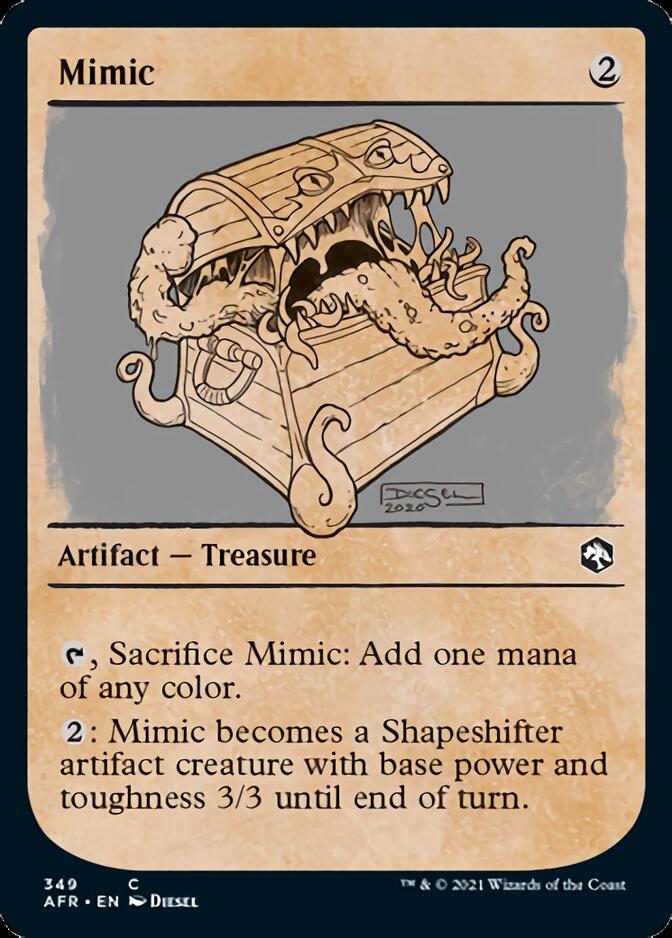 Mimic (Showcase) [Dungeons & Dragons: Adventures in the Forgotten Realms] [Foil]