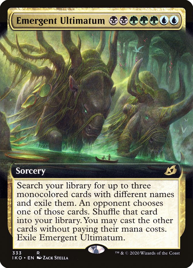 Emergent Ultimatum (Extended Art) [Ikoria: Lair of Behemoths] [Foil]