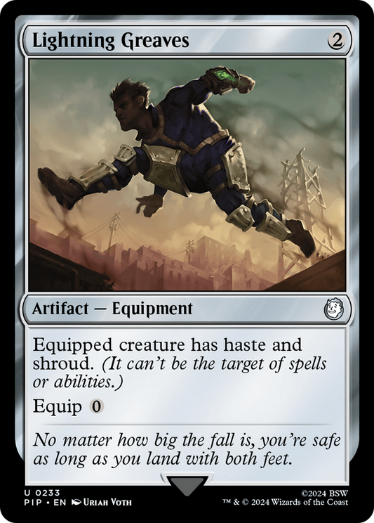 Lightning Greaves [Fallout] [Foil]
