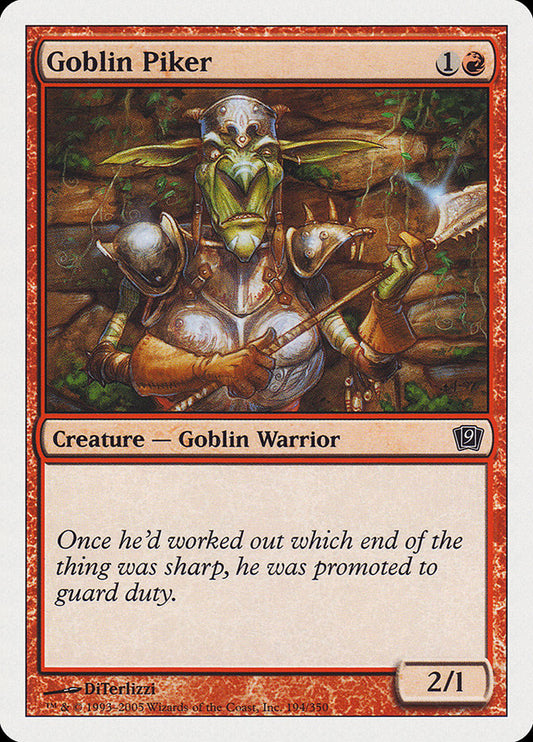 Goblin Piker [Ninth Edition] [Foil]