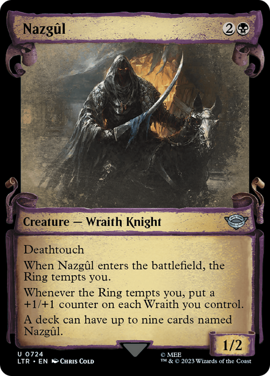 Nazgul (0724) [The Lord of the Rings: Tales of Middle-Earth Showcase Scrolls] [Foil]