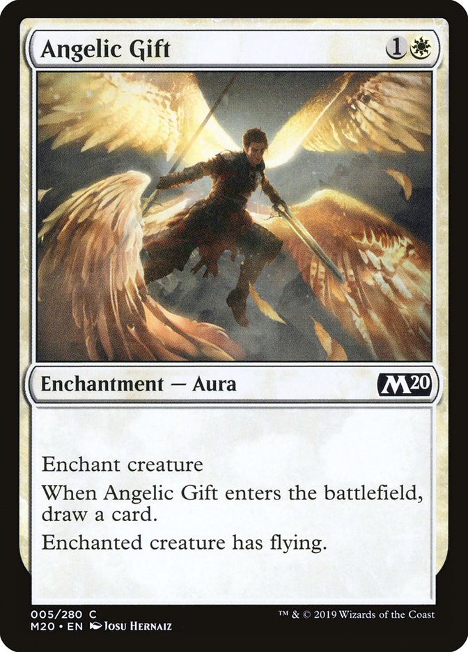 Angelic Gift [Core Set 2020] [Foil]