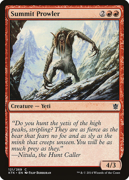 Summit Prowler [Khans of Tarkir] [Foil]