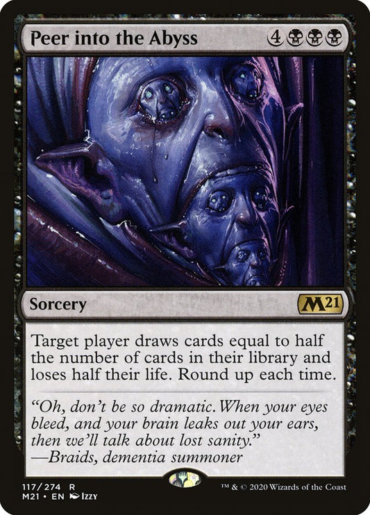 Peer into the Abyss [Core Set 2021] [Foil]