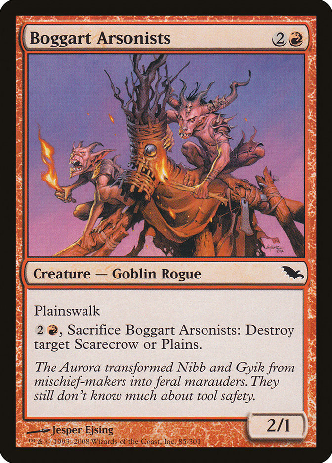 Boggart Arsonists [Shadowmoor] [Foil]