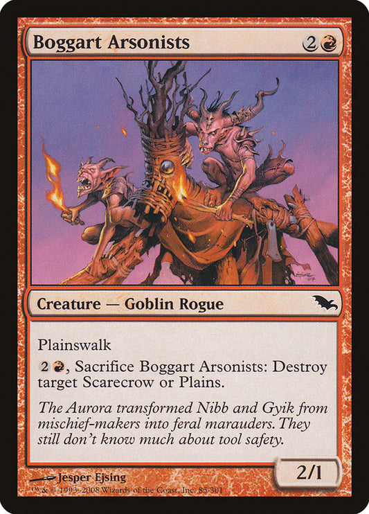Boggart Arsonists [Shadowmoor] [Foil]