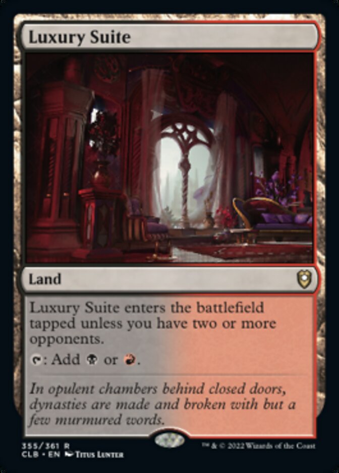Luxury Suite [Commander Legends: Battle for Baldur's Gate] [Foil]