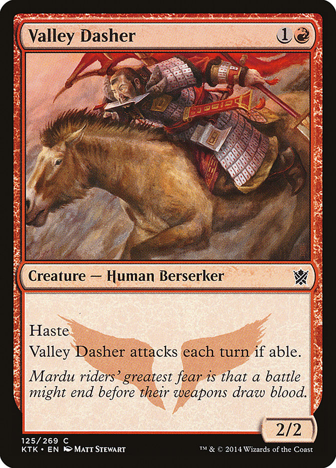 Valley Dasher [Khans of Tarkir] [Foil]
