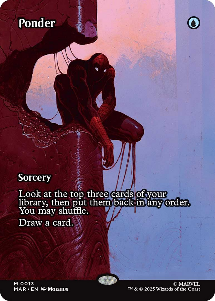 Ponder (Borderless) [Marvel's Spider-Man: Eternal-Legal] [Foil]