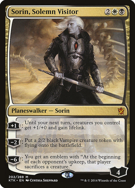 Sorin, Solemn Visitor [Khans of Tarkir] [Foil]