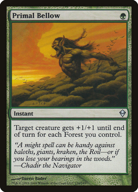 Primal Bellow [Zendikar] [Foil]