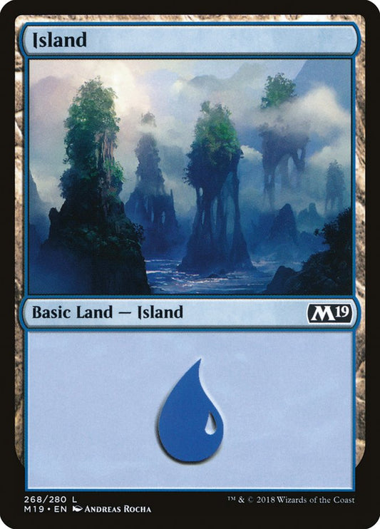 Island (268) [Core Set 2019] [Foil]