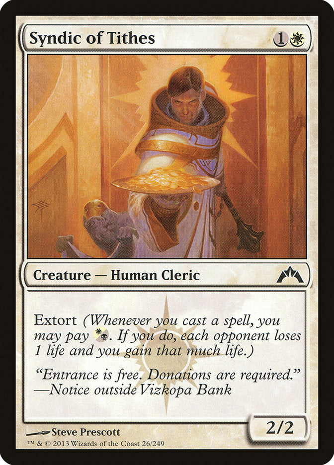 Syndic of Tithes [Gatecrash] [Foil]
