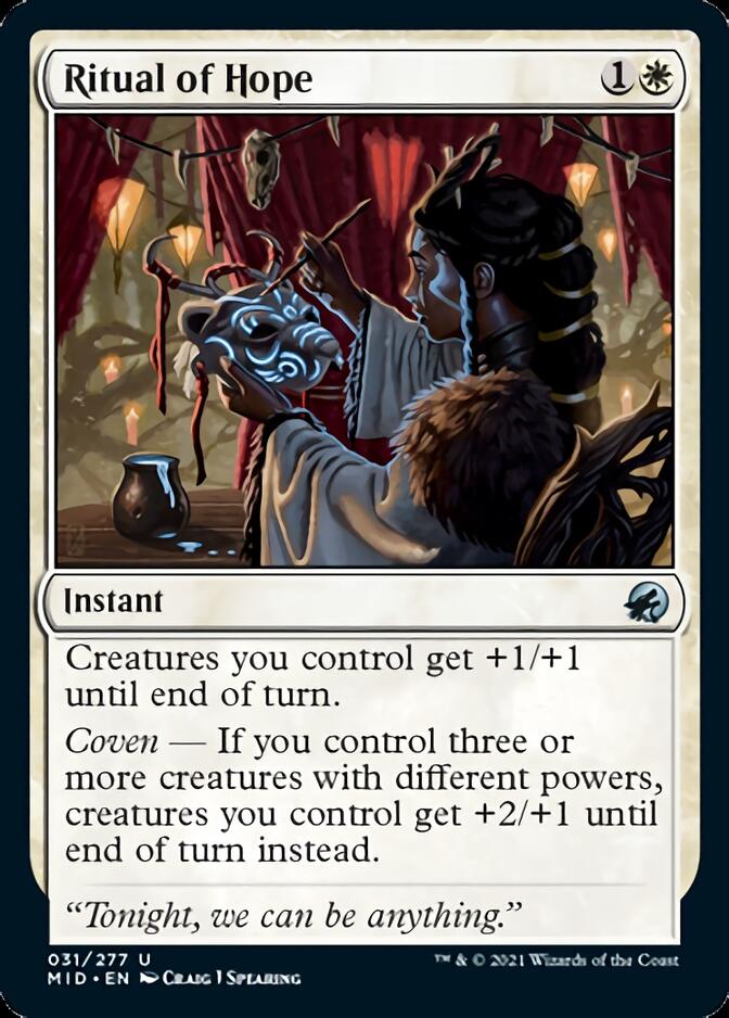 Ritual of Hope [Innistrad: Midnight Hunt] [Foil]