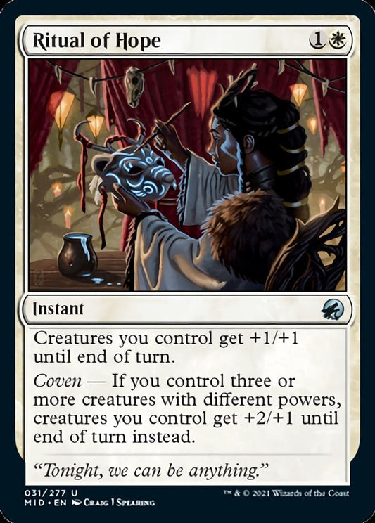 Ritual of Hope [Innistrad: Midnight Hunt] [Foil]
