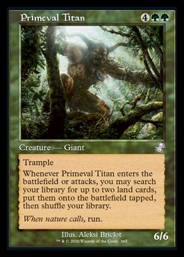 Primeval Titan (Timeshifted) [Time Spiral Remastered] [Foil]