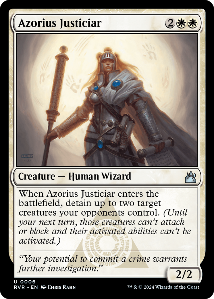 Azorius Justiciar [Ravnica Remastered] [Foil]