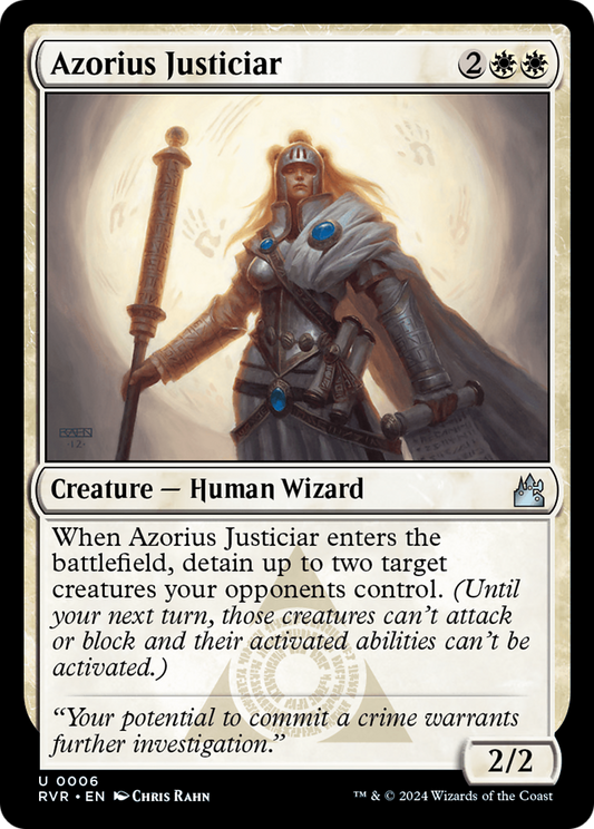 Azorius Justiciar [Ravnica Remastered] [Foil]