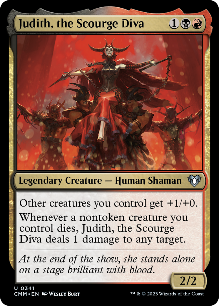 Judith, the Scourge Diva [Commander Masters] [Foil]