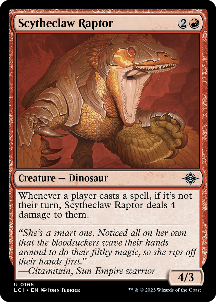 Scytheclaw Raptor [The Lost Caverns of Ixalan] [Foil]