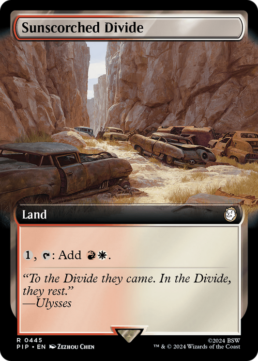 Sunscorched Divide (Extended Art) [Fallout] [Foil]