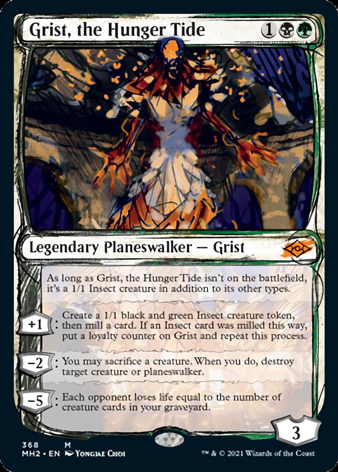 Grist, the Hunger Tide (Sketch) [Modern Horizons 2] [Foil]