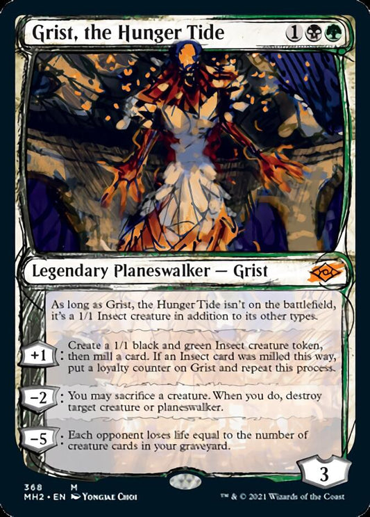 Grist, the Hunger Tide (Sketch) [Modern Horizons 2] [Foil]