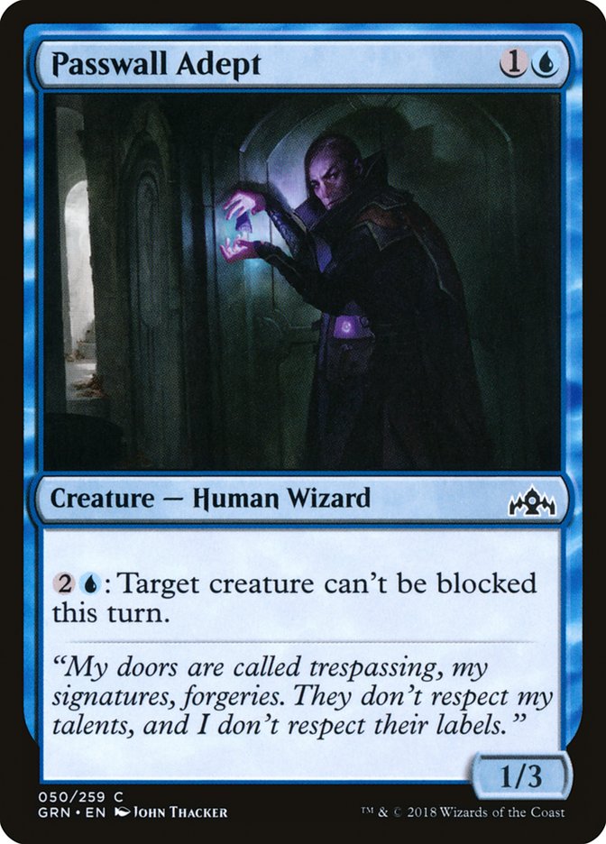 Passwall Adept [Guilds of Ravnica] [Foil]