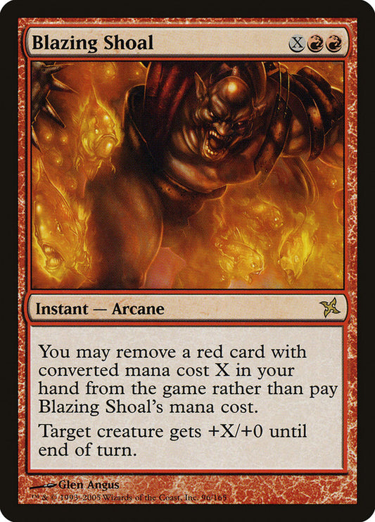 Blazing Shoal [Betrayers of Kamigawa] [Foil]