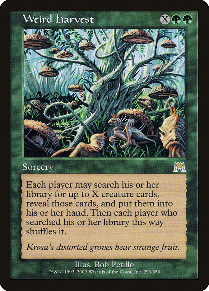 Weird Harvest [Onslaught] [Foil]