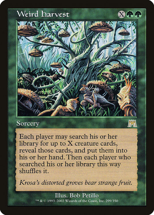 Weird Harvest [Onslaught] [Foil]