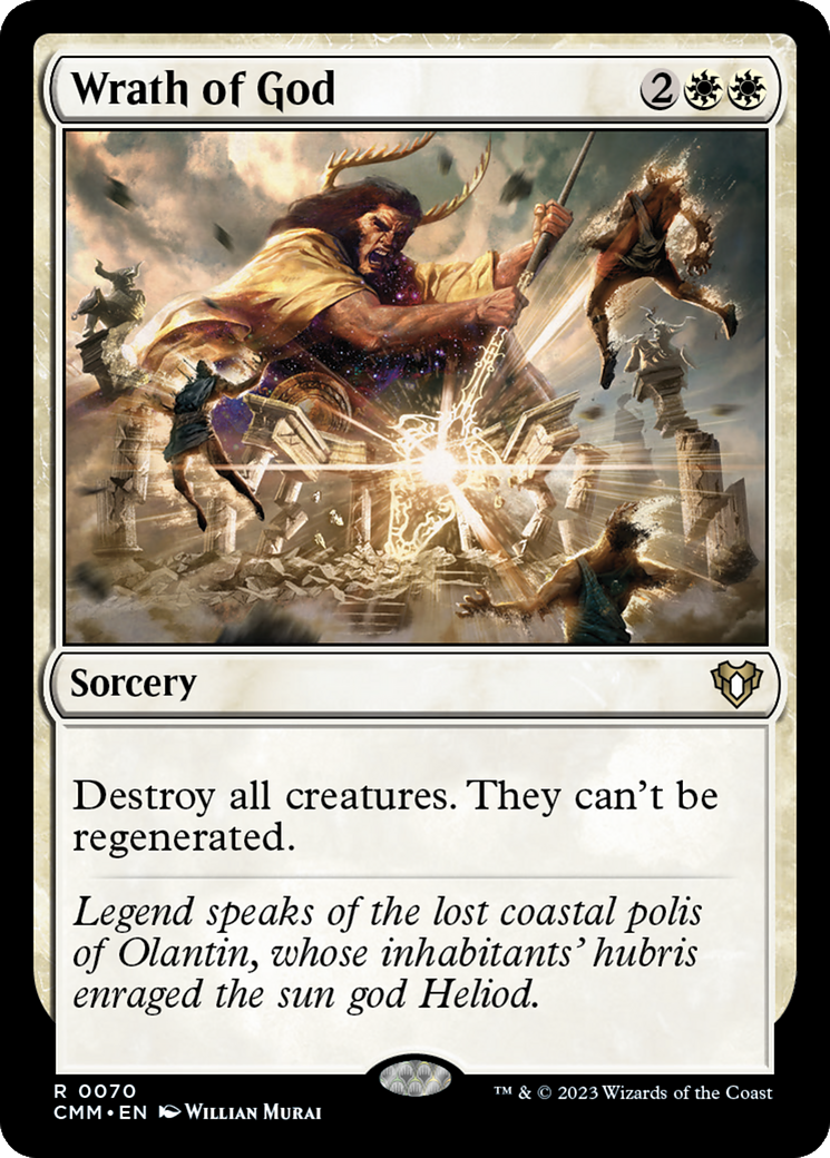 Wrath of God [Commander Masters] [Foil]