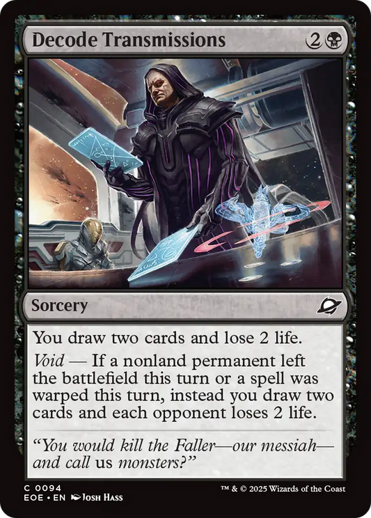 Decode Transmissions [Edge of Eternities] [Foil]