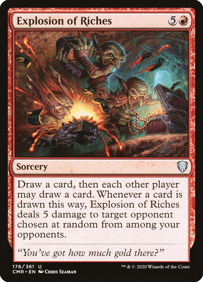 Explosion of Riches [Commander Legends] [Foil]