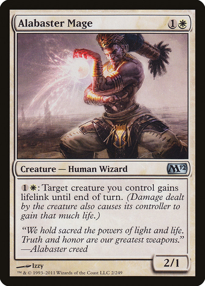 Alabaster Mage [Core Set 2012] [Foil]