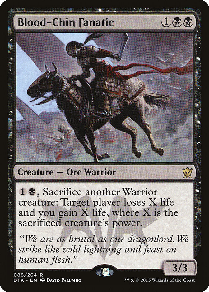 Blood-Chin Fanatic [Dragons of Tarkir] [Foil]
